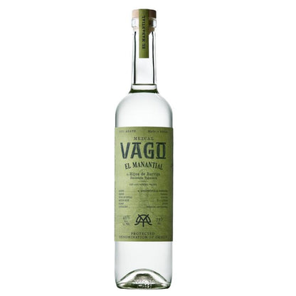 Vago Mezcal El Manantial By Hijos De Barriga 86 - 750ML - Front