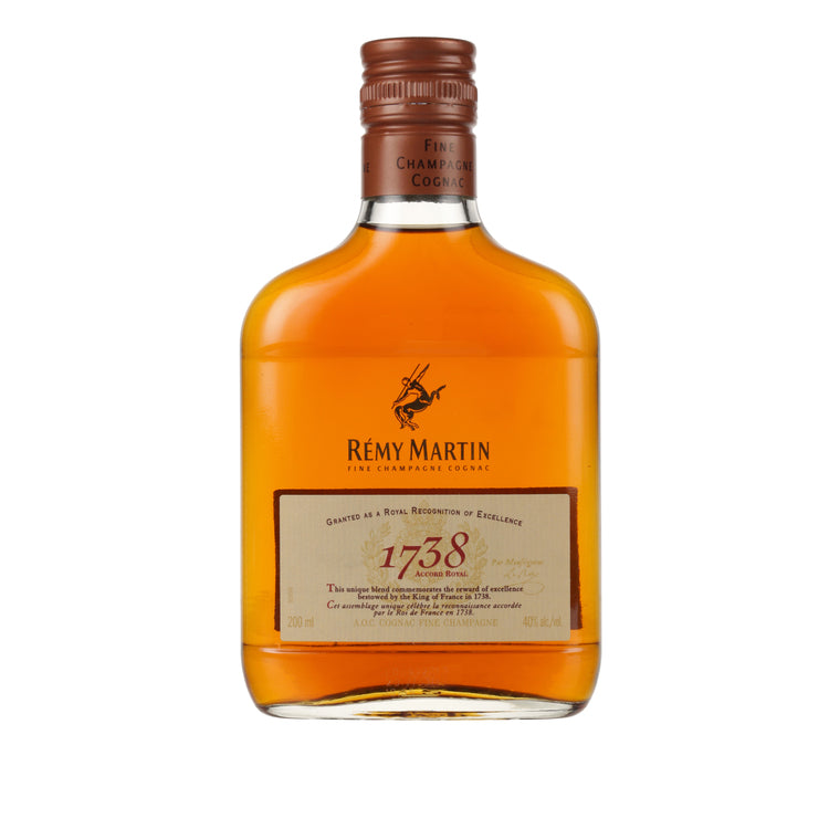Remy Martin Fine Champagne Cognac 1738 Accord Royal 80 - 200ML - Front