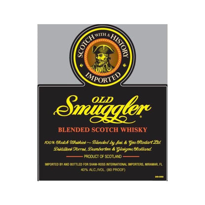 Old Smuggler Blended Scotch 80 - 1.0L - Front Label