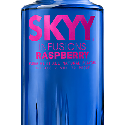 Skyy Raspberry Flavored Vodka Infusions 70 - 750ML - Front Label