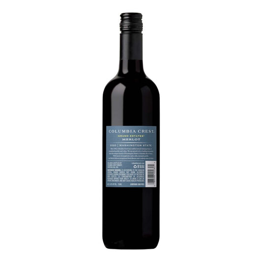 Columbia Crest Merlot Grand Estates Washington - 750ML - Back