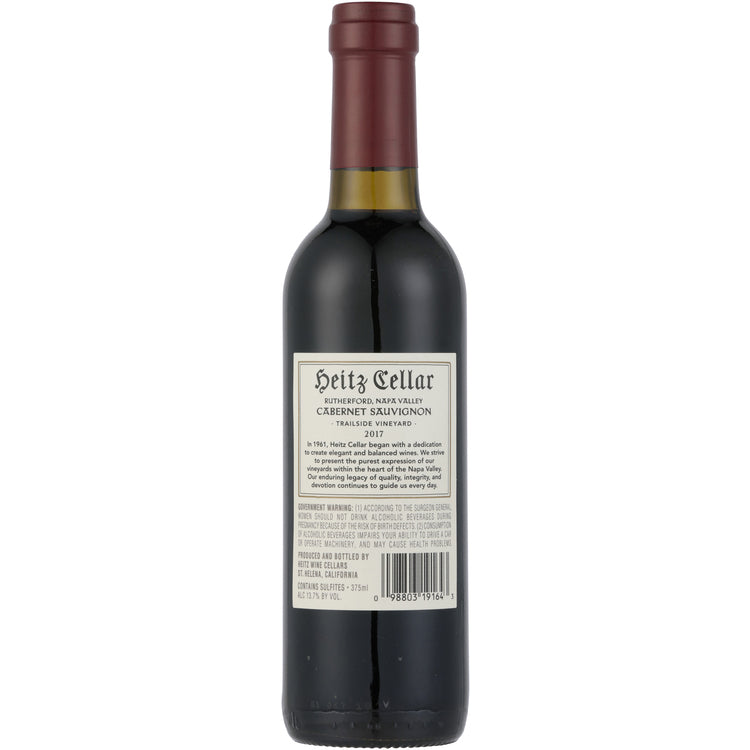 Heitz Cellar Cabernet Sauvignon Trailside Vineyard Napa Valley 2017 - 375ML - Back