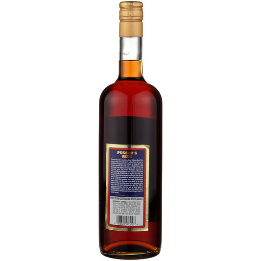 Pusser's Aged Rum British Navy 84 - 1.0L - Back