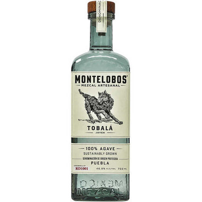 Montelobos Mezcal Artesanal Joven Tobala 93.6 - 750ML