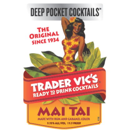 Trader Vic's Mai Tai 19.9 - 200ML - Front Label