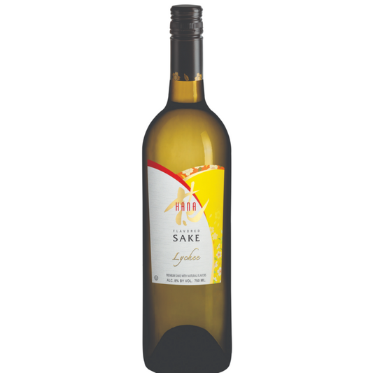 Hana Lychee Flavored Sake - 750ML - Front