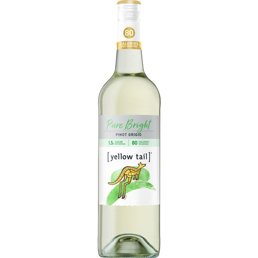 Yellow Tail Pinot Grigio Pure Bright South Eastern Australia - 750ML - Front