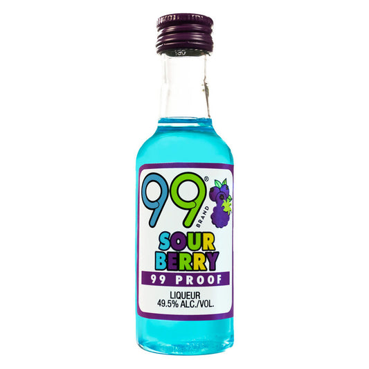 99 Brand Sour Berry Liqueur 99 - 50ML - Front
