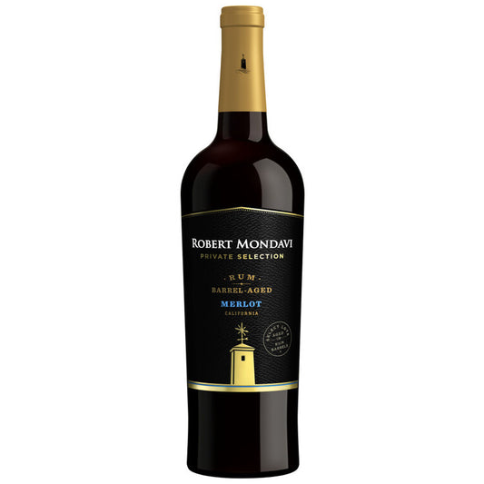 Robert Mondavi Private Selection Merlot Aged In Rum Barrels Monterey C - 750ML - Front