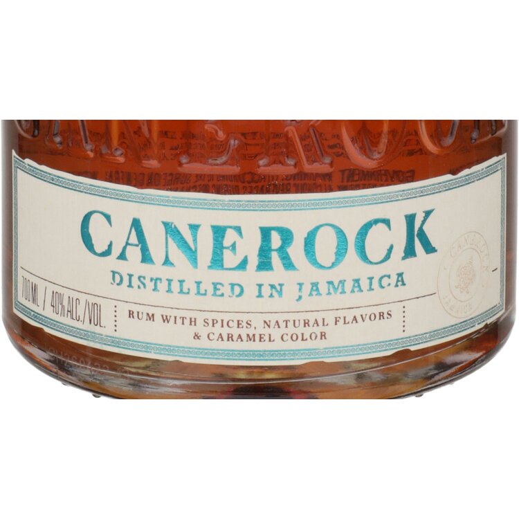 Canerock Spiced Rum 80 - 700ML - Front Label
