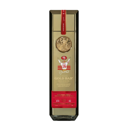 Gold Bar Blended American Whiskey Premium Blend Joe Montana 82 - 750ML - Front