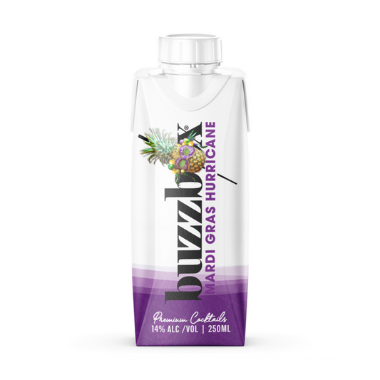 Buzzbox Mardi Gras Hurricane Cocktail 28 - 250ML
