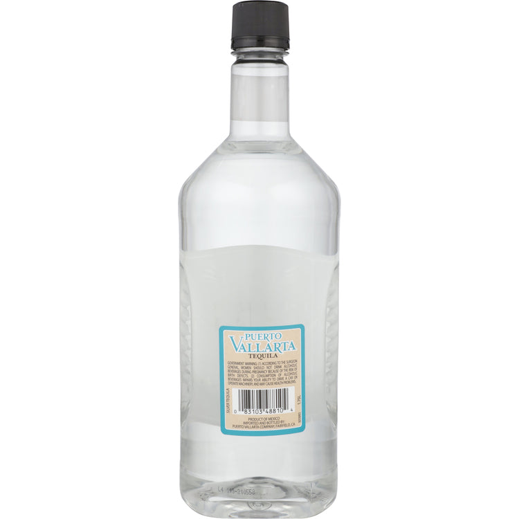 Puerto Vallarta Tequila Blanco 80 - 1.75L - Back