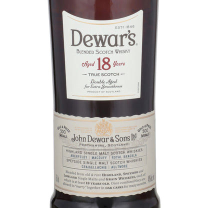 Dewar'S Blended Scotch The Vintage 18 Yr 80 W/ Gift Tin - 750ML