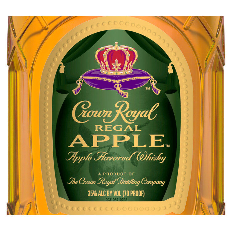 Crown Royal Apple Flavored Whisky Regal Apple 70 - 200ML - Front Label