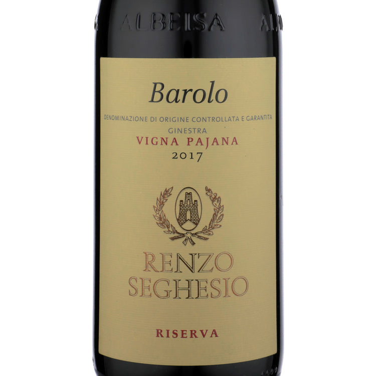 Renzo Seghesio Barolo Pajana Riserva 2017 - 750ML - Front Label