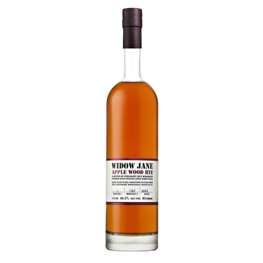 Widow Jane Rye Whiskey Apple Wood 93 - 750ML - Front