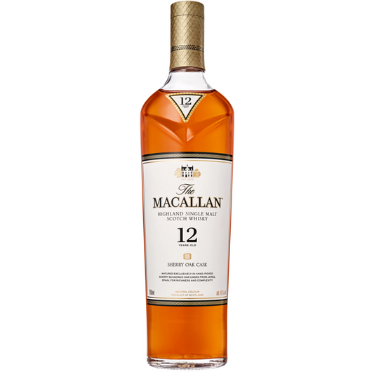 The Macallan Single Malt Scotch Sherry Oak Cask 12 Yr 86 - 750ML - Front