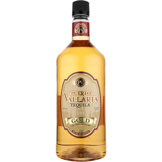 Puerto Vallarta Tequila Gold 80 - 1.75L - Front