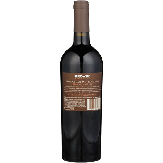 Browne Family Vineyards Cabernet Sauvignon Heritage Columbia Valley 20 - 750ML