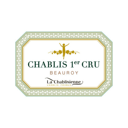 La Chablisienne Chablis Beauroy Premier Cru 2020 - 750ML - Front Label
