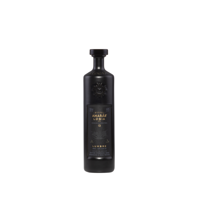 Amaras Mezcal Joven Logia Ma Mezcal Ancestral C2 Lumbre 92 - 700ML - Front