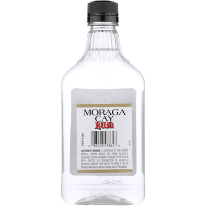 Moraga Cay Light White Rum 80 - 375ML - Back