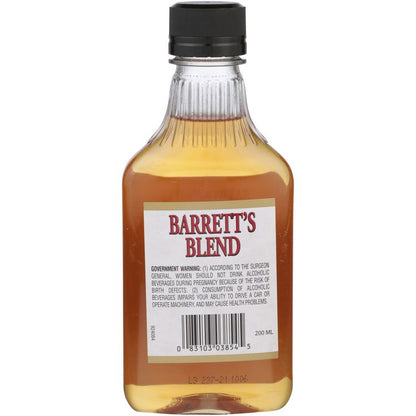 Barrett's Blended American Whiskey 80 - 200ML - Back
