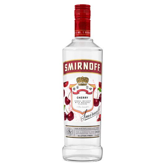 Smirnoff Vodka Cherry Flavored 60 - 750ML - Front