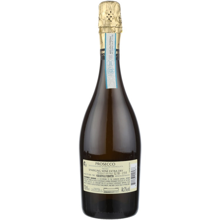 Serafini & Vidotto Prosecco Treviso Extra Dry Bollicine - 750ML - Back