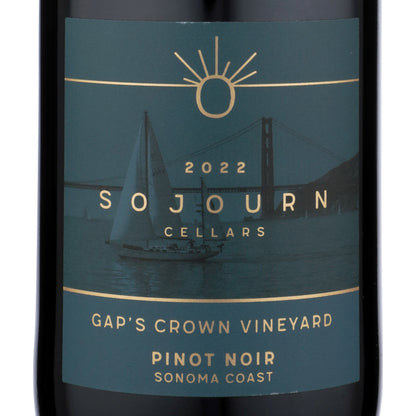 Sojourn Cellars Pinot Noir Gap'S Crown Vineyard Sonoma Coast 2022 - 750ML