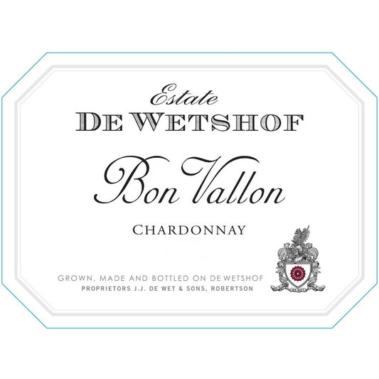 De Wetshof Chardonnay Bon Vallon Robertson 2023 - 750ML