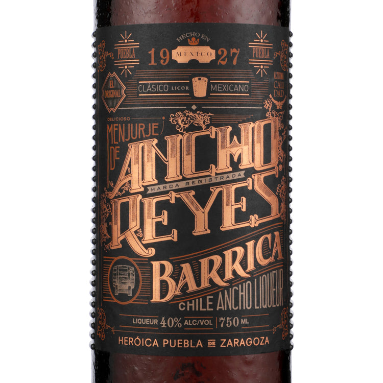 Ancho Reyes Barrica Licor De Chile Ancho 80 - 750ML - Front Label