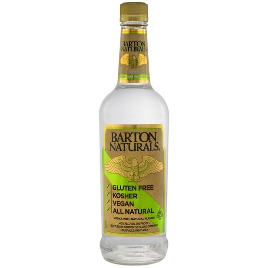 Barton Vodka Naturals 80 - 750ML - Front