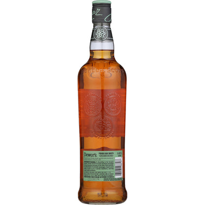 Dewar's Blended Scotch Whiskey French Cask Smooth Apple Brandy Cask Fi - 750ML - Back