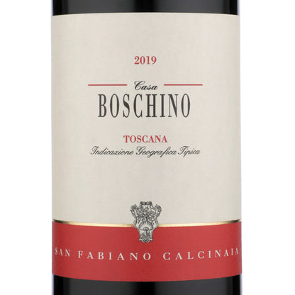 San Fabiano Calcinaia Toscana Rosso Casa Boschino 2019 - 750ML - Front Label