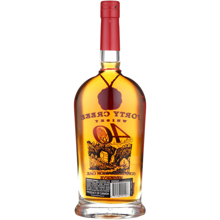 Forty Creek Canadian Whisky Confederation Oak Reserve 80 - 750ML - Back