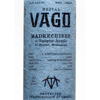 Vago Mezcal Madrecuishe By Emigdio Jarquin - 750ML - Front Label
