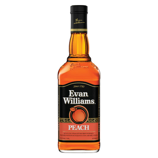 Evan Williams Peach Whiskey Liqueur 65 - 750ML - Front