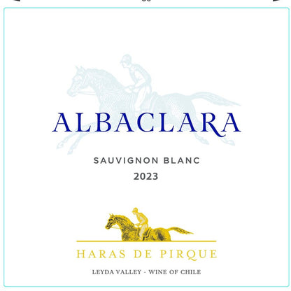 Haras De Pirque Sauvignon Blanc Albaclara Leyda Valley 2023 - 750ML