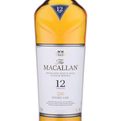 The Macallan Single Malt Scotch Double Cask 12 Yr 86 - 375ML - Front Label