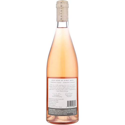 Sojourn Cellars Pinot Noir Rose Sonoma Coast 2024 - 750ML - Back