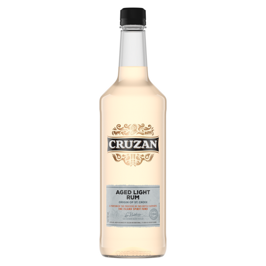Cruzan Light Rum 80 - 1.0L - Front