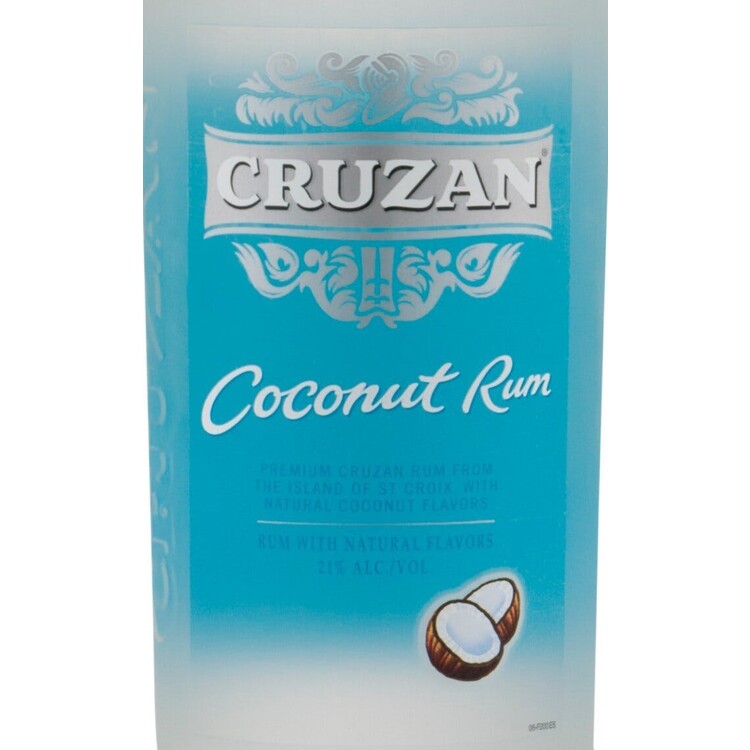 Cruzan Coconut Flavored Rum 42 - 1.0L - Front Label