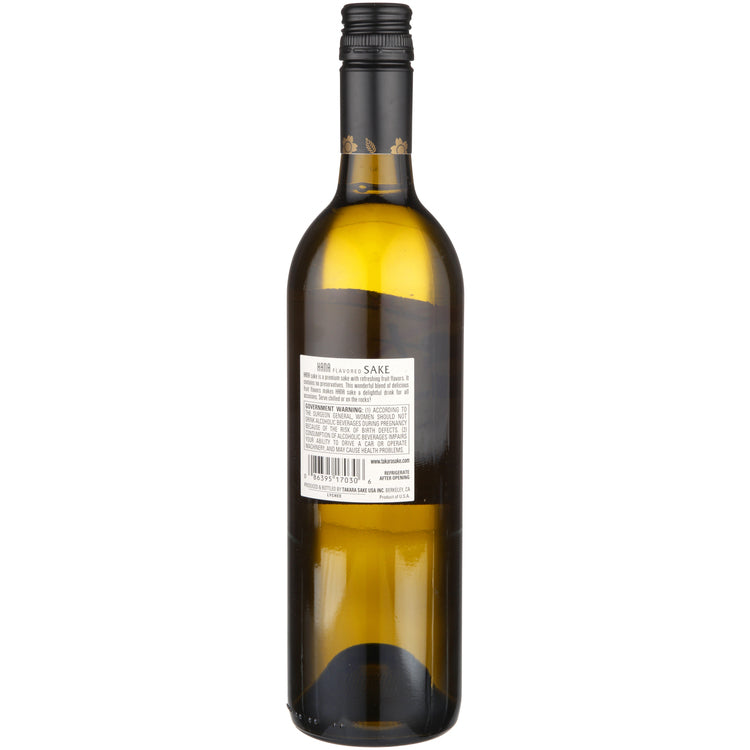 Hana Lychee Flavored Sake - 750ML - Back