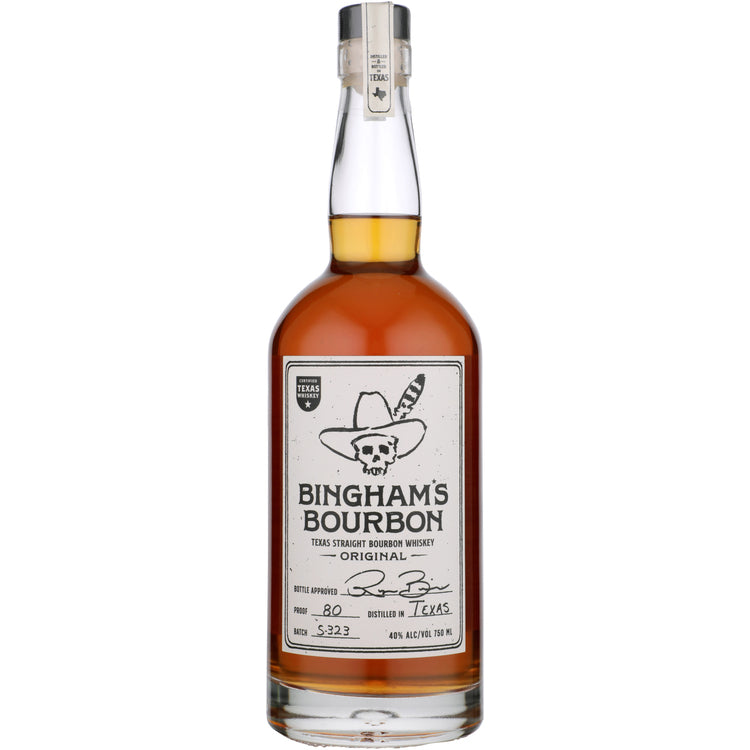 Binghams Bourbon Straight Bourbon Original 3 Yr 80 - 750ML - Front