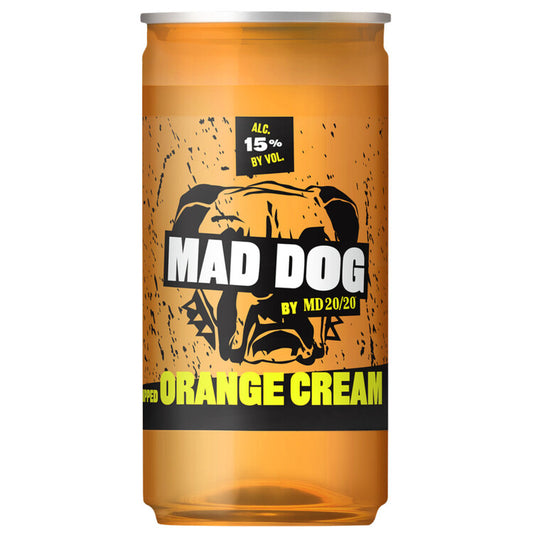 Mad Dog Whipped Orange Cream Flavored Wine - 200ML - Front