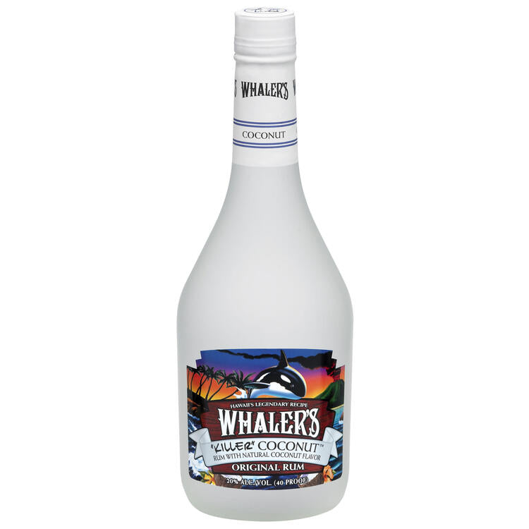 Whalers (Hh) Coconut Flavored Rum Killer Coconut 40 - 750ML - Front