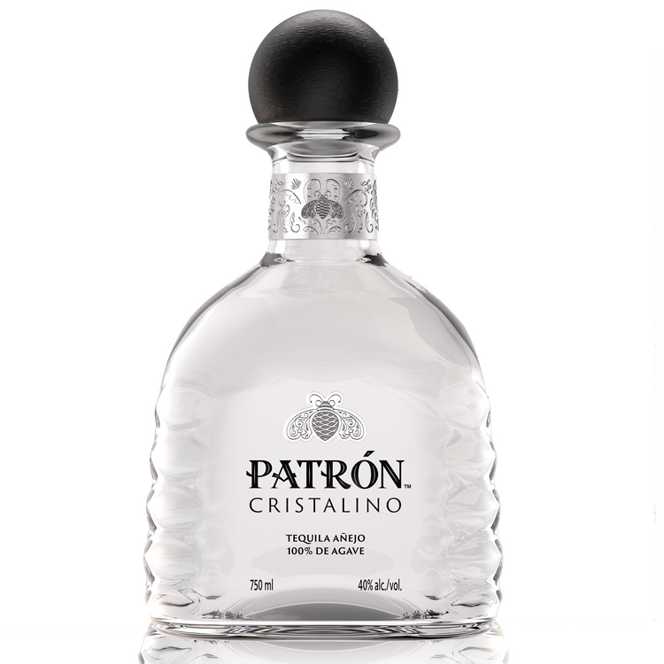 Patron Tequila Cristalino Anejo 80 - 750ML - Front