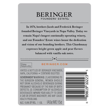 Beringer Founders' Estate Chardonnay California - 1.5L